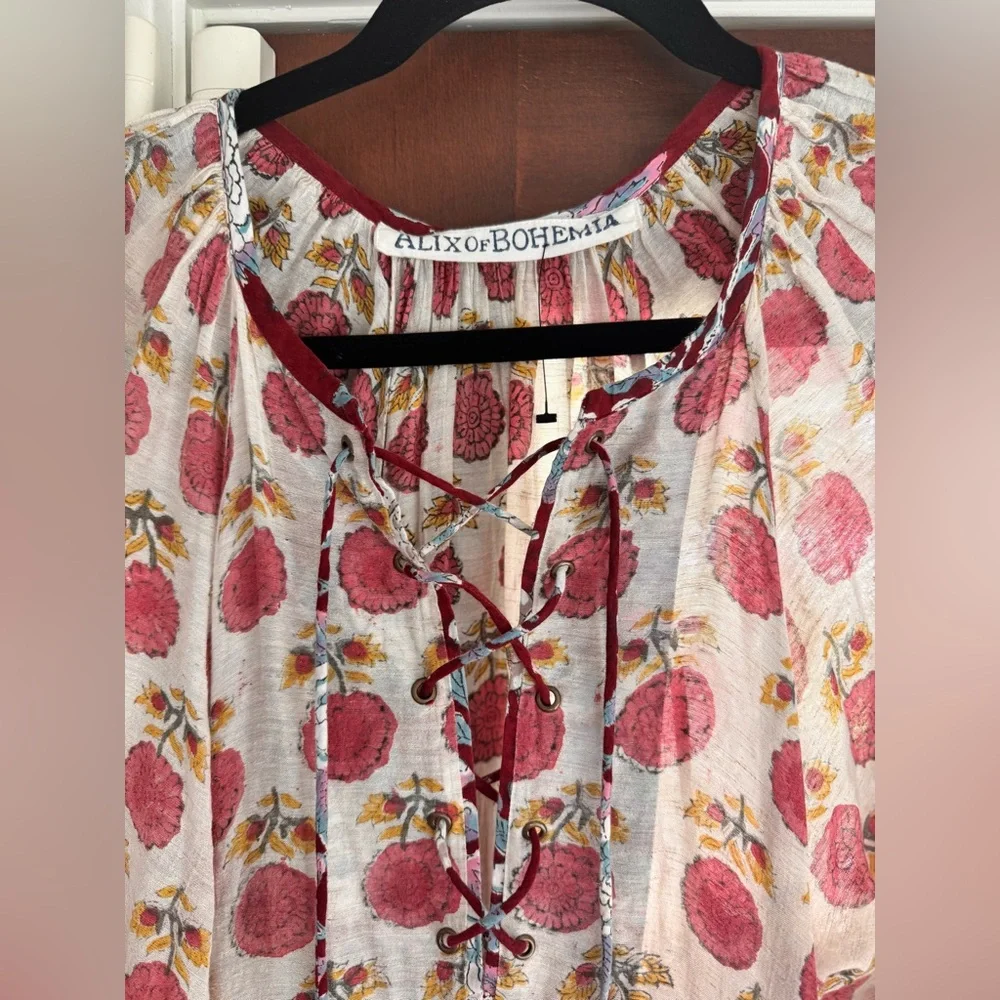 $850 Alix of Bohemia Pomegranate Dress - Picture 5 of 5